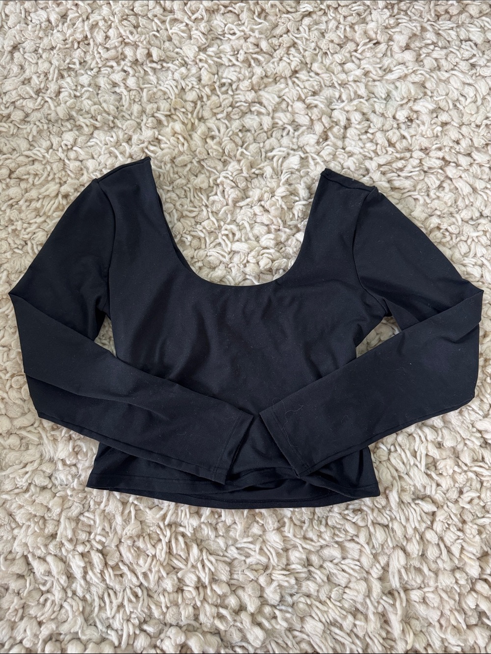 Fabletics Twist back cropped built-in bra athletic top